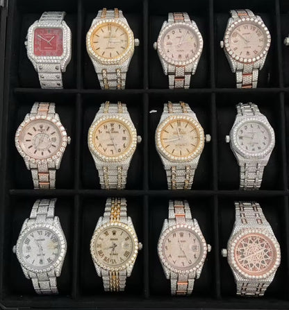 High-quality moissanite diamond watches