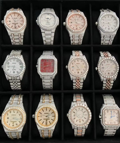 High-quality moissanite diamond watches