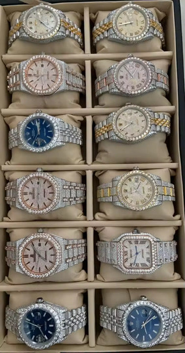 High-quality moissanite diamond watches